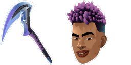 Cursor preview: Fade Eon Blades - 41 - cute-cursor.com