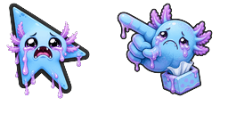 Cursor preview: Custom Cursor Cry Department - 36 - cute-cursor.com