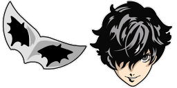 Cursor preview: Persona 5 Joker - 34 - cute-cursor.com
