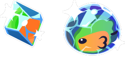 Cursor preview: Mosaic Slime and Plort - 1 - cute-cursor.com
