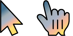 Cursor preview: Autumn Sunset - 1 - cute-cursor.com