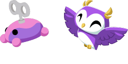 Cursor preview: Pet Owl - 66 - cute-cursor.com