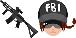 Cursor preview: Rainbow Six Siege - 1 - cute-cursor.com