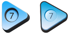 Cursor preview: Chunky Play 7 Sky - 1 - cute-cursor.com