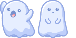 Cursor preview: Ghostly Delight - 67 - cute-cursor.com