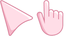 Cursor preview: Pale Pink - 1 - cute-cursor.com