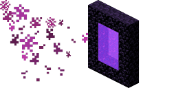 Cursor preview: Nether Portal Adventure - 1 - cute-cursor.com