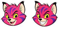 Cursor preview: Cheshire Cat - 1 - cute-cursor.com