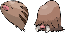 Cursor preview: Swinub and Piloswine - 1 - cute-cursor.com