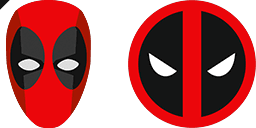 Cursor preview: Deadpool - 1 - cute-cursor.com