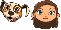 Cursor preview: Dorothy & Toto - 1 - cute-cursor.com