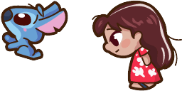 Cursor preview: Lilo and Stitch - 1 - cute-cursor.com