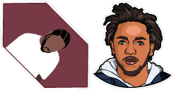 Cursor preview: Kendrick Lamar Cursors - 1 - cute-cursor.com