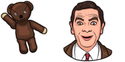 Cursor preview: Mr Bean - 1 - cute-cursor.com