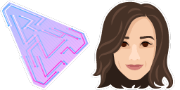 Cursor preview: Pokimane - 43 - cute-cursor.com