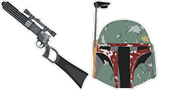 Cursor preview: Boba Fett EE 3 - 66 - cute-cursor.com