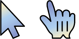 Cursor preview: Frosty Sunrise - 1 - cute-cursor.com