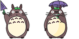 Cursor preview: Totoro - 1 - cute-cursor.com
