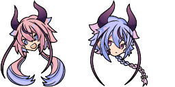 Cursor preview: MEIKA Hime and Mikoto - 67 - cute-cursor.com