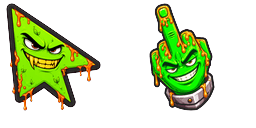 Cursor preview: Custom Cursor Touch Grass - 1 - cute-cursor.com