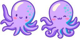 Cursor preview: OctoCute - 67 - cute-cursor.com
