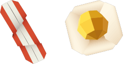 Cursor preview: Origami Breakfast - 66 - cute-cursor.com