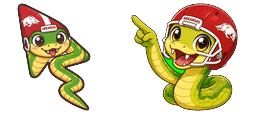 Cursor preview: Venomous Snake Arkansas Helmet - 1 - cute-cursor.com