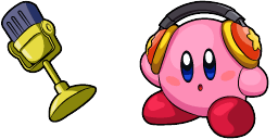 Cursor preview: Kirby Mike - 1 - cute-cursor.com