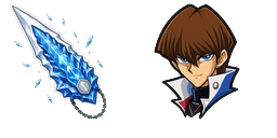 Cursor preview: Azure Kaiba Blade Cursor - 1 - cute-cursor.com