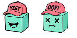Cursor preview: Mint Yeet Oof - 1 - cute-cursor.com