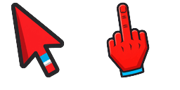 Cursor preview: Modern Chrome Flip - 66 - cute-cursor.com