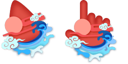 Cursor preview: Art Deluxe - 1 - cute-cursor.com