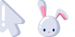 Cursor preview: Whisker Minimal - 66 - cute-cursor.com