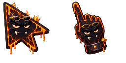 Cursor preview: Custom Cursor Inferno - 1 - cute-cursor.com