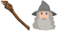 Cursor preview: Gandalf - 66 - cute-cursor.com