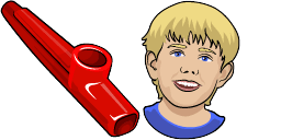 Cursor preview: Meme Collection Mix Cute Kazoo - 1 - cute-cursor.com