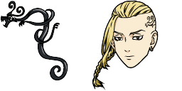 Cursor preview: Ken Ryuguji Draken - 1 - cute-cursor.com