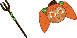 Cursor preview: Custom Carrot Cursor Pack - 1 - cute-cursor.com