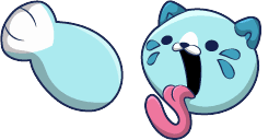 Cursor preview: Candy Cat Custom Cursor Pack - 1 - cute-cursor.com