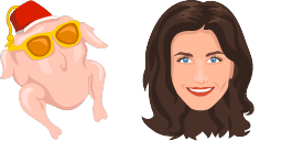 Cursor preview: Monica Geller - 36 - cute-cursor.com