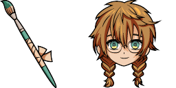Cursor preview: Shijima Mei - 1 - cute-cursor.com