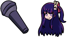 Cursor preview: Ai Hoshino - 67 - cute-cursor.com