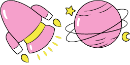 Cursor preview: Pink Cute VSCO Girl - 66 - cute-cursor.com