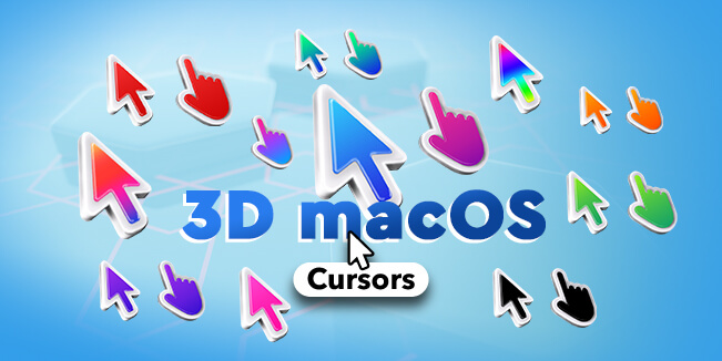 Cute 3D cursors cursors | Cute Cursor