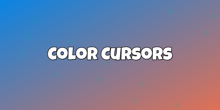 Category cover: Color Cursors - 1 - cute-cursor.com