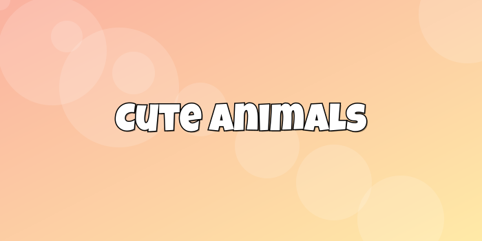 Category cover: Cute Animals - 12 - cute-cursor.com