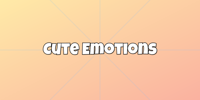 Category cover: Cute Emotions - 4 - cute-cursor.com