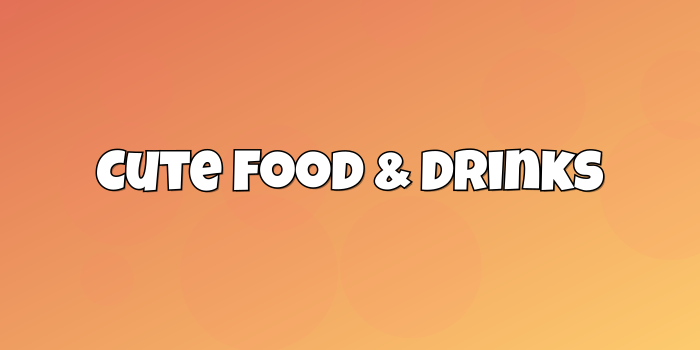 Category cover: Cute Food & Drinks - 10 - cute-cursor.com