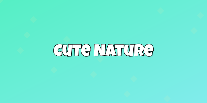 Category cover: Cute Nature - 8 - cute-cursor.com