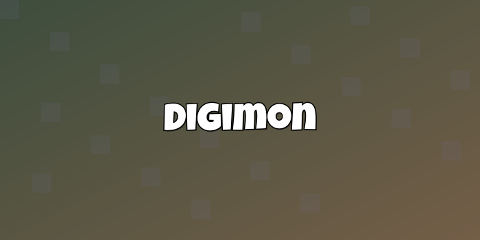 Category cover: Digimon - 6 - cute-cursor.com